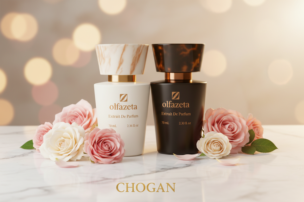 Bannière Chogan avec parfums Olfazeta